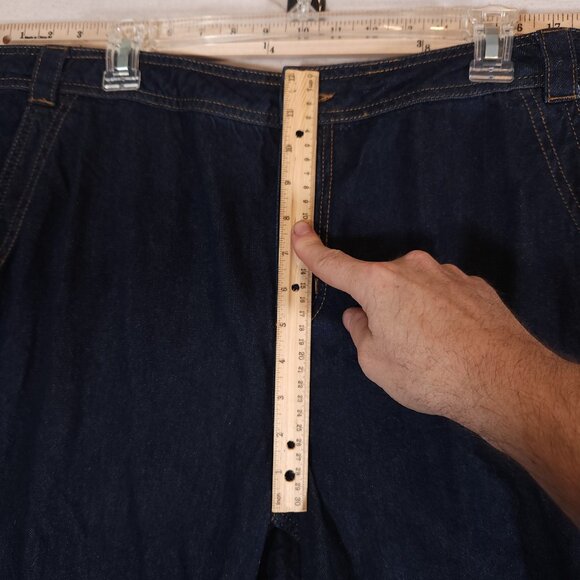 Boden Denim Gowrie Blue Jeans Womens Size 14R Elastic Hems Pockets - Picture 7 of 15